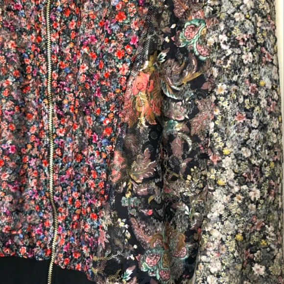 Zara Multicolor Bomber Jacket - Picture 7 of 8